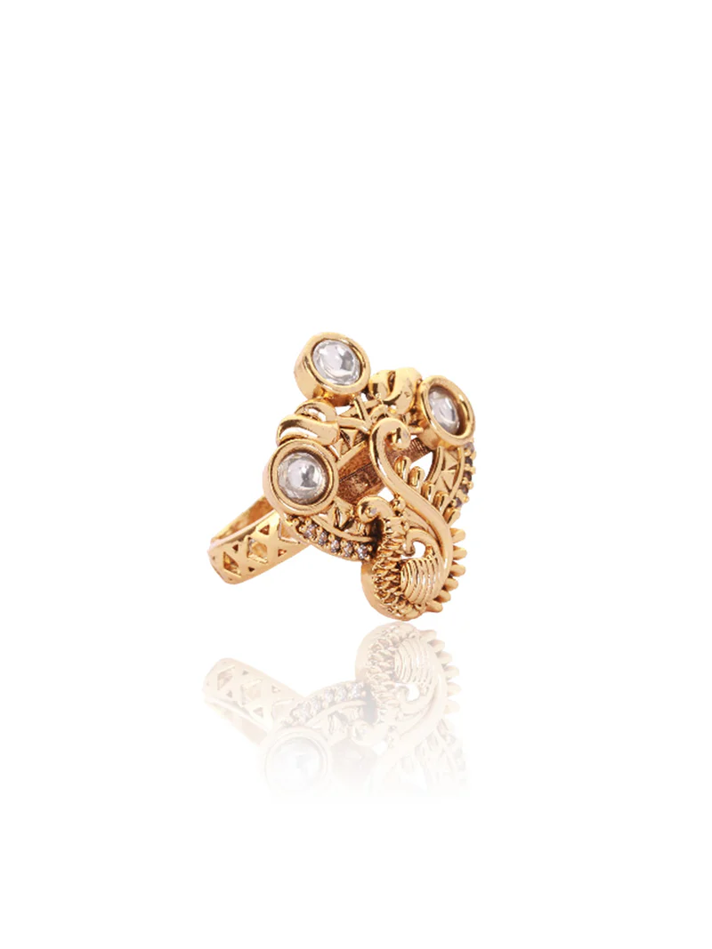 Mayura Heritage Peacock Ring
