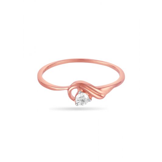 Rosé Whisper Solitaire Ring