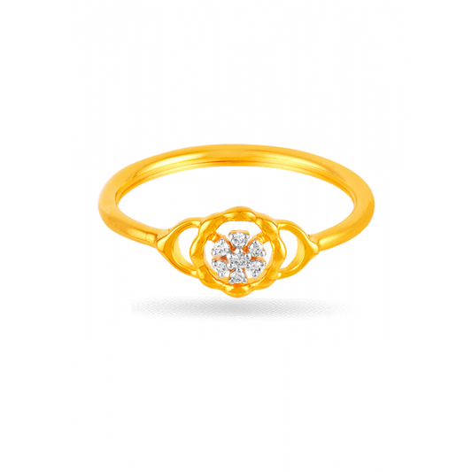 Royal Blossom Halo Ring