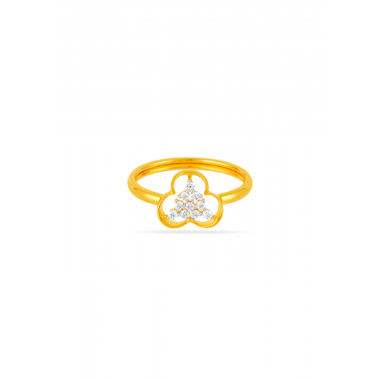 Trinity Bloom Diamond Ring