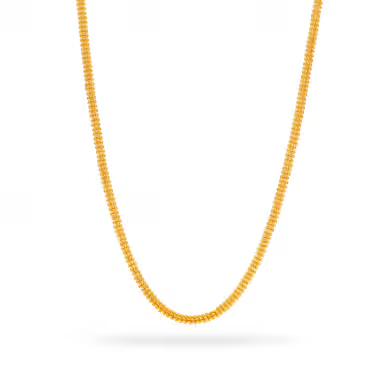 Golden Radiance Bead Gold Chain