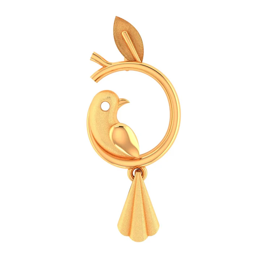 Golden Songbird Pendant