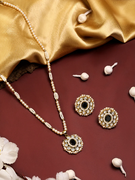 Noir Pearl Royale Necklace Set
