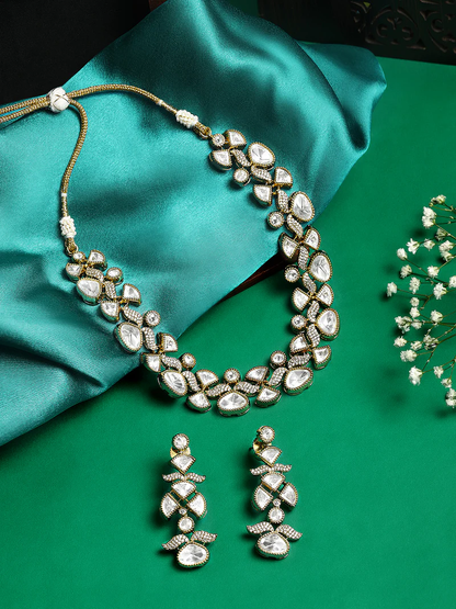Noor Jharna Kundan Necklace Set