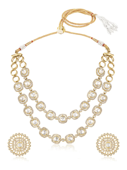 Noor Mahal Layered Kundan Necklace Set