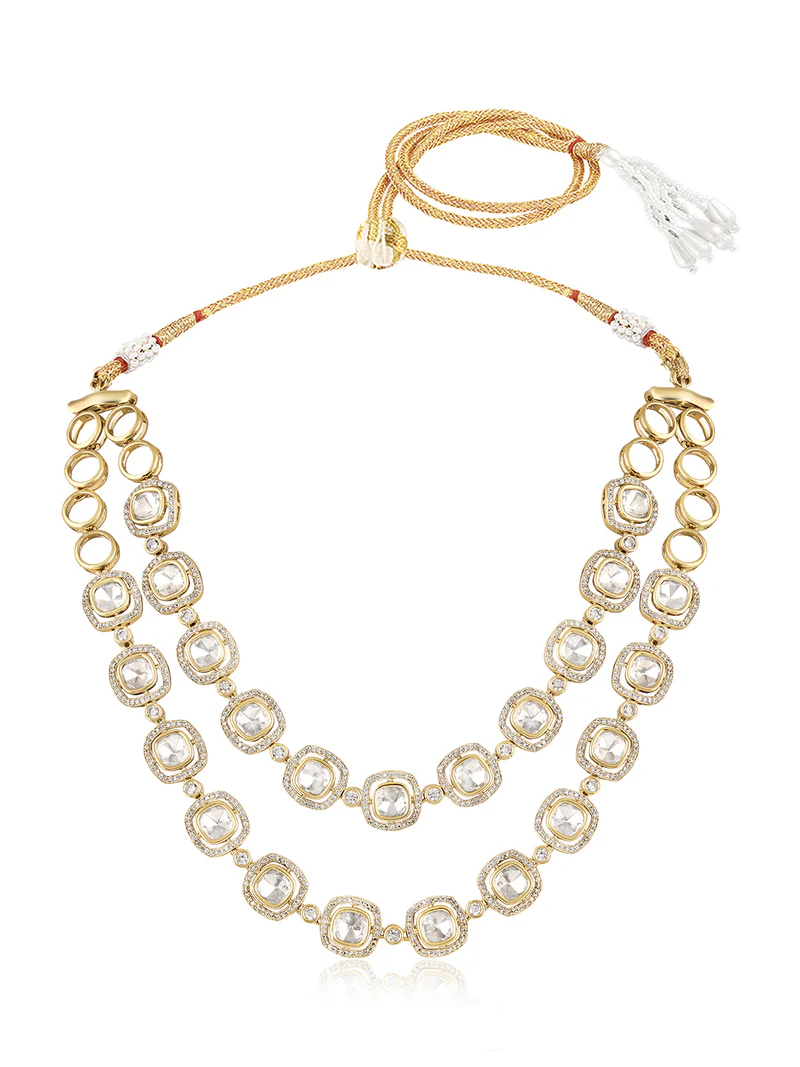 Noor Mahal Layered Kundan Necklace Set