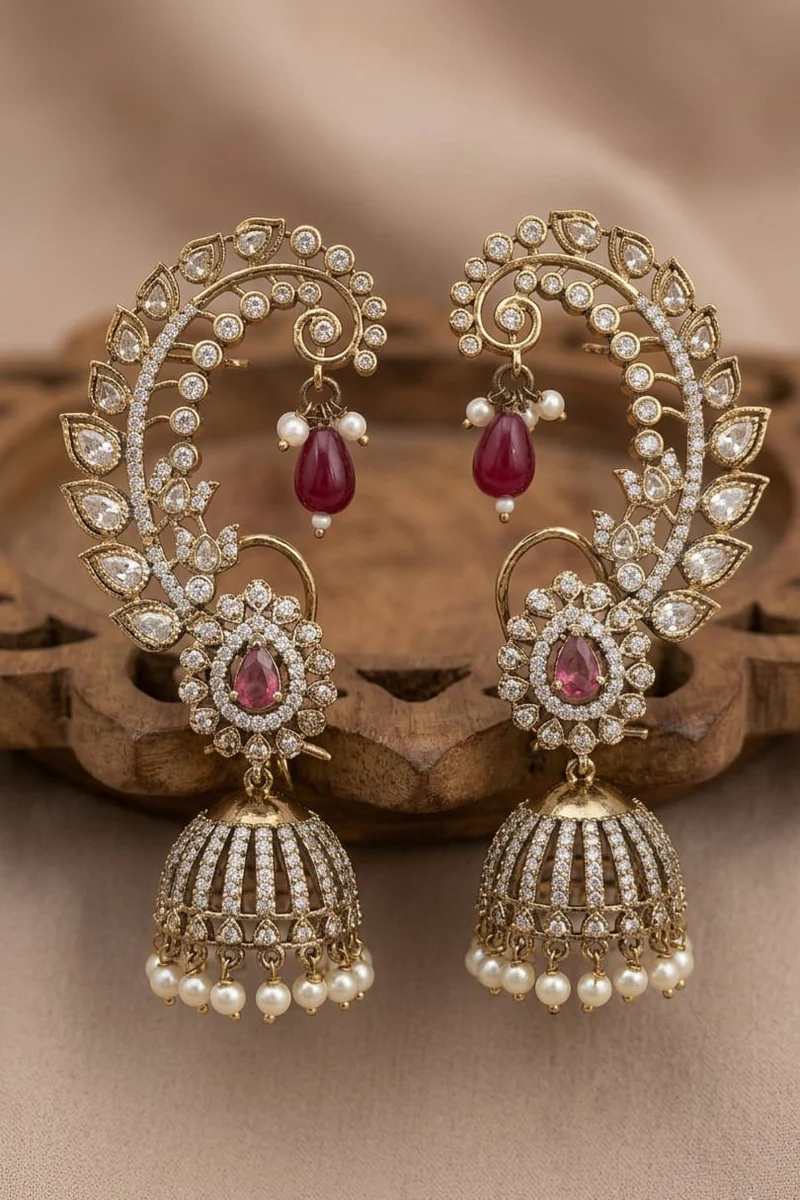 Gulbahar Royale Jhumka Earrings