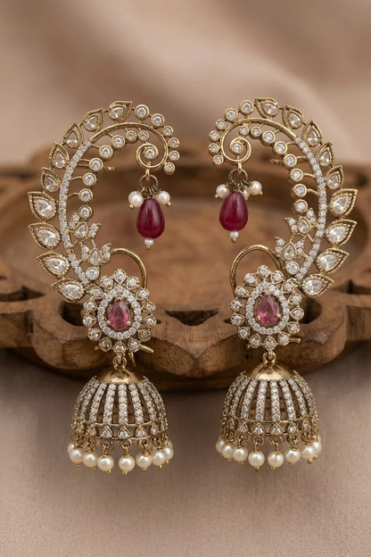 Gulbahar Royale Jhumka Earrings