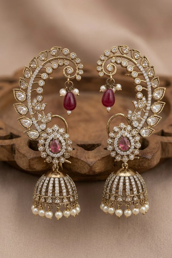 Gulbahar Royale Jhumka Earrings
