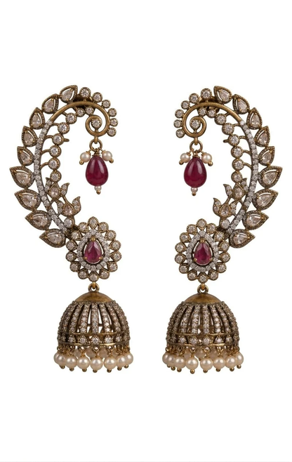 Gulbahar Royale Jhumka Earrings