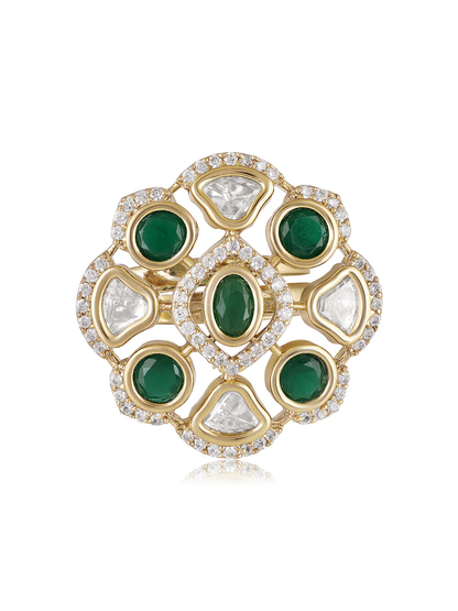 Panna Noor Blossom Ring