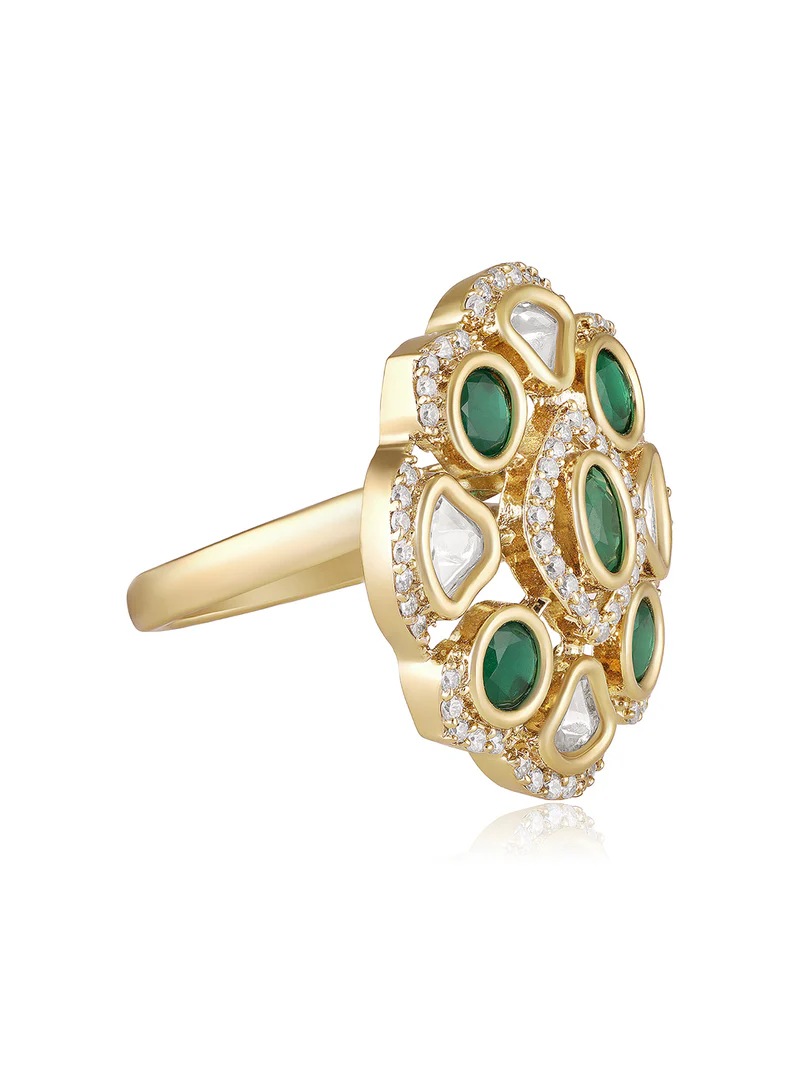 Panna Noor Blossom Ring