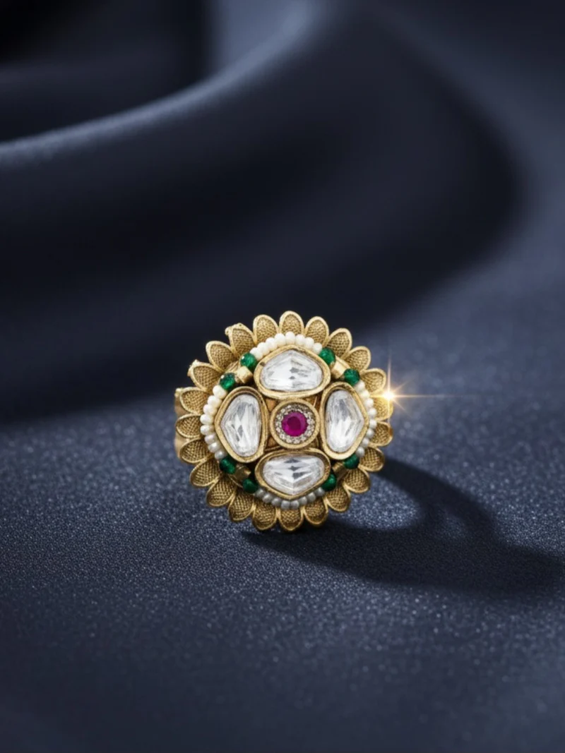 Navratna Noor Heritage Ring