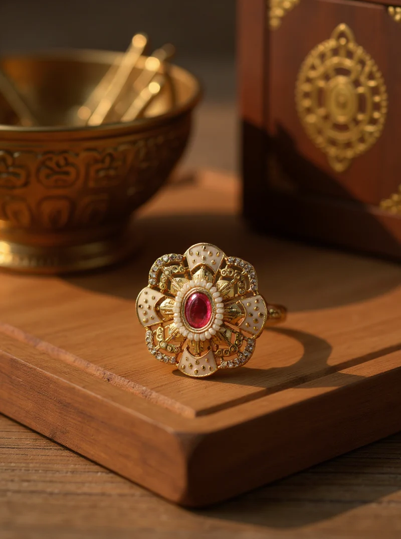 Gulzar Royale Blossom Ring