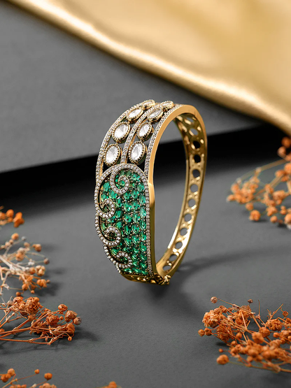 Emerald Royale Cuff Bracelet
