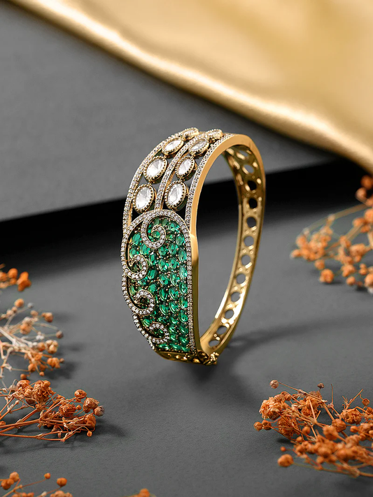 Emerald Royale Cuff Bracelet