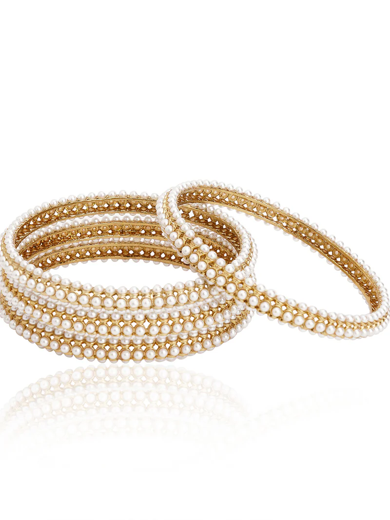 Moti Maharani Pearl Bangles Set