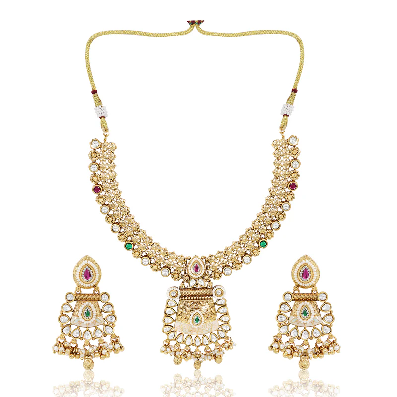 Rajsi Meher Jadau Necklace Set