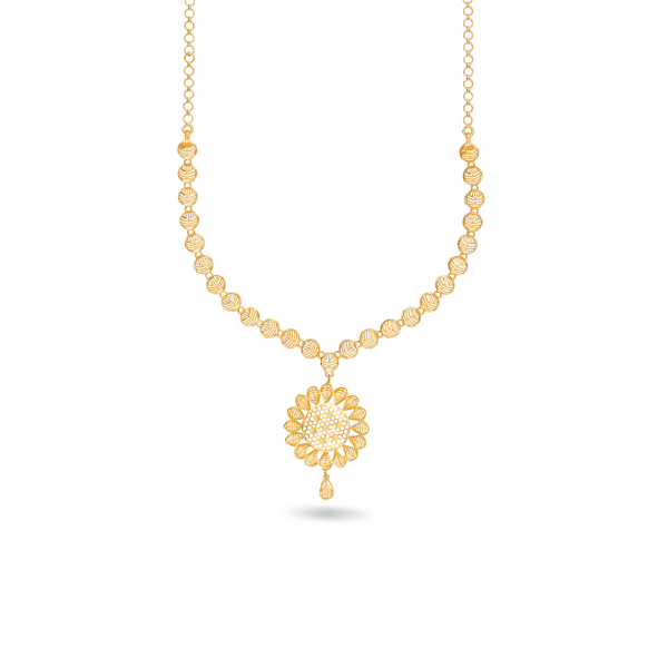 Golden Soleil Bloom Necklace