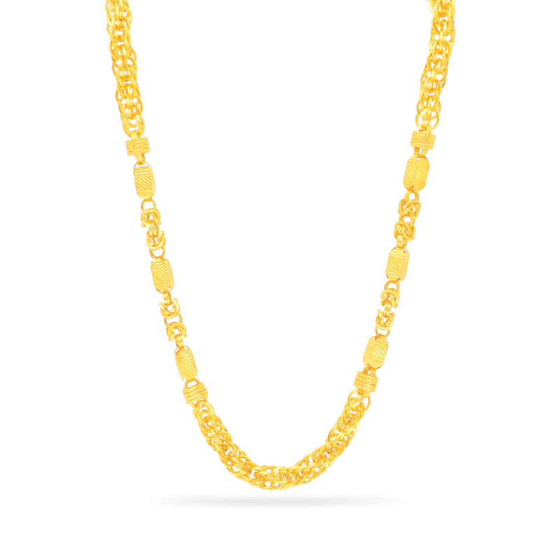 Imperial Dynasty Weave Gold Chain